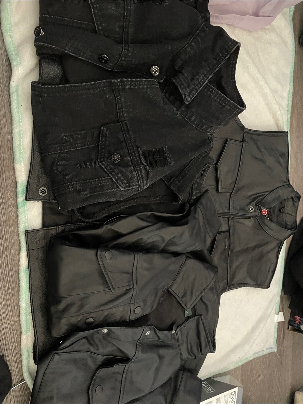 Men’s Black Vest + Jacket Bundle